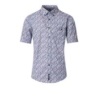 Casa Moda Casual Fit Hemd Kurzarm blau