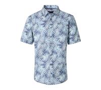 Casa Moda Casual Fit Hemd Kurzarm blau