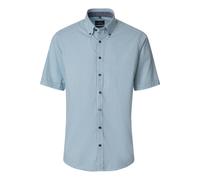 Kurzarmhemd CASAMODA "CASAMODA Freizeithemd Kurzarm Print", Herren, Gr. XL, Normalgrößen, blau, 100% Baumwolle, bedruckt, lässig geschnitten, Hemden (95302121-XL) blau