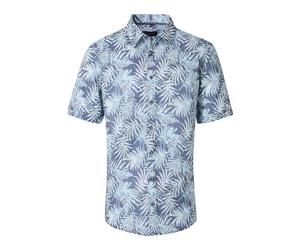 Casa Moda Casual Fit Hemd Kurzarm blau