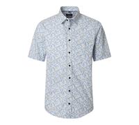 Langarmhemd CASAMODA "CASAMODA Freizeithemd Print", Herren, Gr. 3XL, Normalgrößen, gelb, 100% Baumwolle, bedruckt, lässig geschnitten, Hemden (74472258-XXXL) gelb