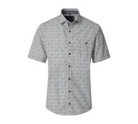 Kurzarmhemd CASAMODA "CASAMODA Freizeithemd Kurzarm Print", Herren, Gr. 3XL, Normalgrößen, grün, 100% Baumwolle, bedruckt, lässig geschnitten, Hemden (70302060-XXXL) grün