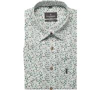 Casa Moda Casual Fit Hemd Kurzarm grün