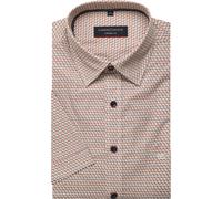Casa Moda Casual Fit Hemd Kurzarm rot