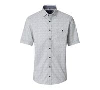 Casa Moda Hemd Casual Fit Kurzarm Silber Größe M