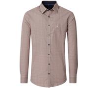 Casa Moda Casual Fit Hemd orange, Bedruckt