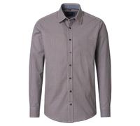 Casa Moda Casual Fit Hemd rot, Bedruckt