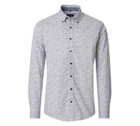 Casa Moda Casual Fit Hemd weiss, Bedruckt
