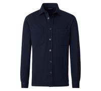 Casa Moda Casual Fit Hemdjacke blau, Einfarbig