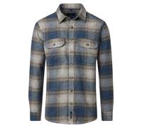 Casa Moda Casual Fit Hemdjacke blau, Kariert