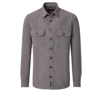Casa Moda Casual Fit Hemdjacke braun, Einfarbig