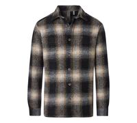 Casa Moda Casual Fit Hemdjacke braun, Kariert