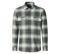 Hemdjacke CASAMODA "CASAMODA Hemdjacke kariert", Herren, Gr. 4XL, grün, 100% Baumwolle, Jacken (33005848-4XL) grün