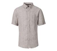 Casa Moda Casual Fit Leinenhemd beige, Einfarbig