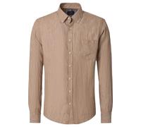 Casa Moda Casual Fit Leinenhemd beige, Einfarbig