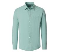 Casa Moda Casual Fit Leinenhemd grün, Einfarbig
