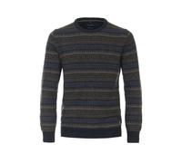 Casa Moda Casual Regular Fit Pullover beige, Gemustert