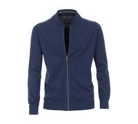 Casa Moda Casual Regular Fit Strickjacke blau, Einfarbig