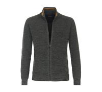 Casa Moda Casual Regular Fit Strickjacke grün, Einfarbig