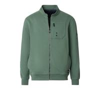 Casa Moda Casual Regular Fit Sweatjacke grün, Einfarbig