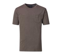 Casa Moda Casual Regular Fit T-Shirt Rundhals beige, Einfarbig