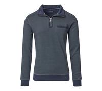 Casa Moda Sweatshirt Zipdunkelgrün, Gemustert