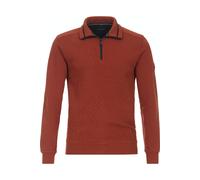 Casa Moda Halfzip Pullover Struktur Rot - Größe XXL Rot XXL