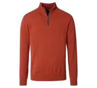 Troyer CASAMODA "CASAMODA Troyer uni", Herren, Gr. XL, rot, 100% Baumwolle, Pullover (37466331-XL) rot