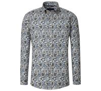 Casa Moda Comfort Fit Hemd blau, Bedruckt