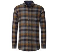 Casa Moda - Comfort Fit - Herren Freizeit Hemd Langarm (444345500), Größe:XL, Farbe:Gelb (500)