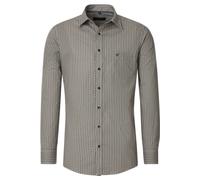 Langarmhemd CASAMODA "CASAMODA Freizeithemd Langarm Print", Herren, Gr. 3XL, Normalgrößen, grün (grün 300), 100% Baumwolle, bedruckt, comfort fit, Hemden (78452827-XXXL) grün 300