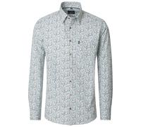 Casa Moda Comfort Fit Hemd grün, Bedruckt