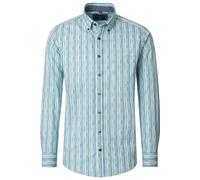 Casa Moda Comfort Fit Hemd grün, Gestreift