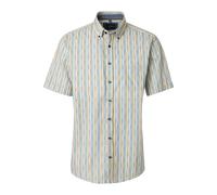 Kurzarmhemd CASAMODA "CASAMODA Freizeithemd Kurzarm Print", Herren, Gr. 3XL, Normalgrößen, bunt (gelb), 100% Baumwolle, bedruckt, comfort fit, Hemden (94861625-XXXL) gelb