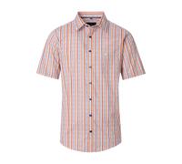 Casa Moda Kurzarmhemd Freizeithemd Print Comfort Fit 100% Baumwolle Herren Gr. L Orange