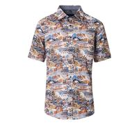 Casa Moda Comfort Fit Hemd Kurzarm orange