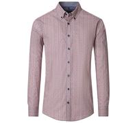 Casa Moda Comfort Fit Hemd rot, Bedruckt