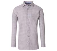 Businesshemd CASAMODA "CASAMODA Businesshemd Print", Herren, Gr. 42, Normalgrößen, beige, 100% Baumwolle, bedruckt, comfort fit, Hemden (70744833-42) beige