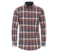 Casa Moda Casual Comfort Fit Hemd braun, Kariert