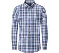 Casa Moda Freizeithemd Kariert Blau - Größe 4XL Blau 4XL