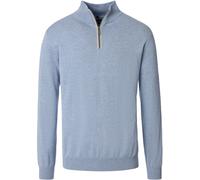 Casa Moda Halfzip Pullover Solid Hellblau - Größe 5XL Hellblau 5XL