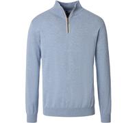 Casa Moda Halfzip Pullover Solid Hellblau - Größe M Hellblau M