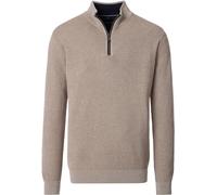Casa Moda Halfzip Pullover Structure Beige - Größe XL Beige XL