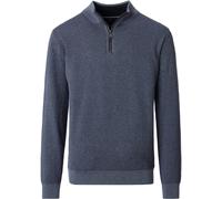 Casa Moda Halfzip Pullover Structure Blau - Größe L Blau L