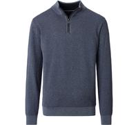 Casa Moda Halfzip Pullover Structure Blau - Größe XL Blau XL