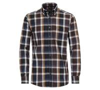 Casa Moda Herren Hemd B.D.Comfort Fit kariert braun - XXL