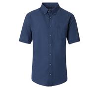 Casa Moda Herren Kurzarmhemd dunkelblau Casual Fit XXL