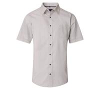 Kurzarmhemd CASAMODA "CASAMODA Freizeithemd Kurzarm Print", Herren, Gr. XL, Normalgrößen, beige (champagner), 100% Baumwolle, bedruckt, comfort fit, Hemden (18239625-XL) champagner