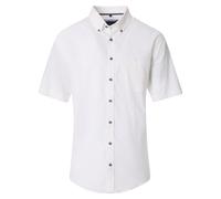 Casa Moda Herren Kurzarmhemd uni weiß Casual Fit 3XL