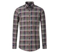 Casa Moda Mens Casual Fit Shirt Blue/Green Check L